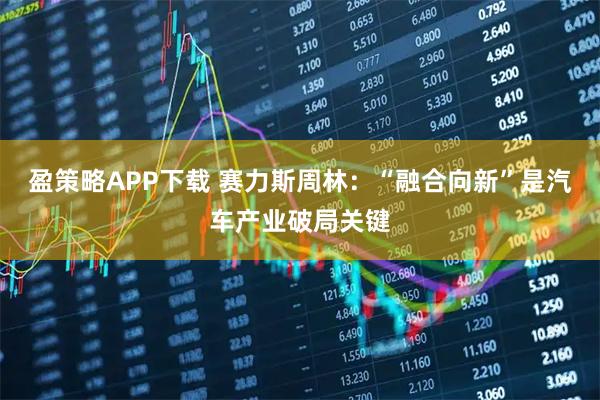 盈策略APP下载 赛力斯周林：“融合向新”是汽车产业破局关键